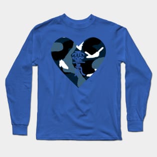 Reiki Love, Blue Water Camo Long Sleeve T-Shirt